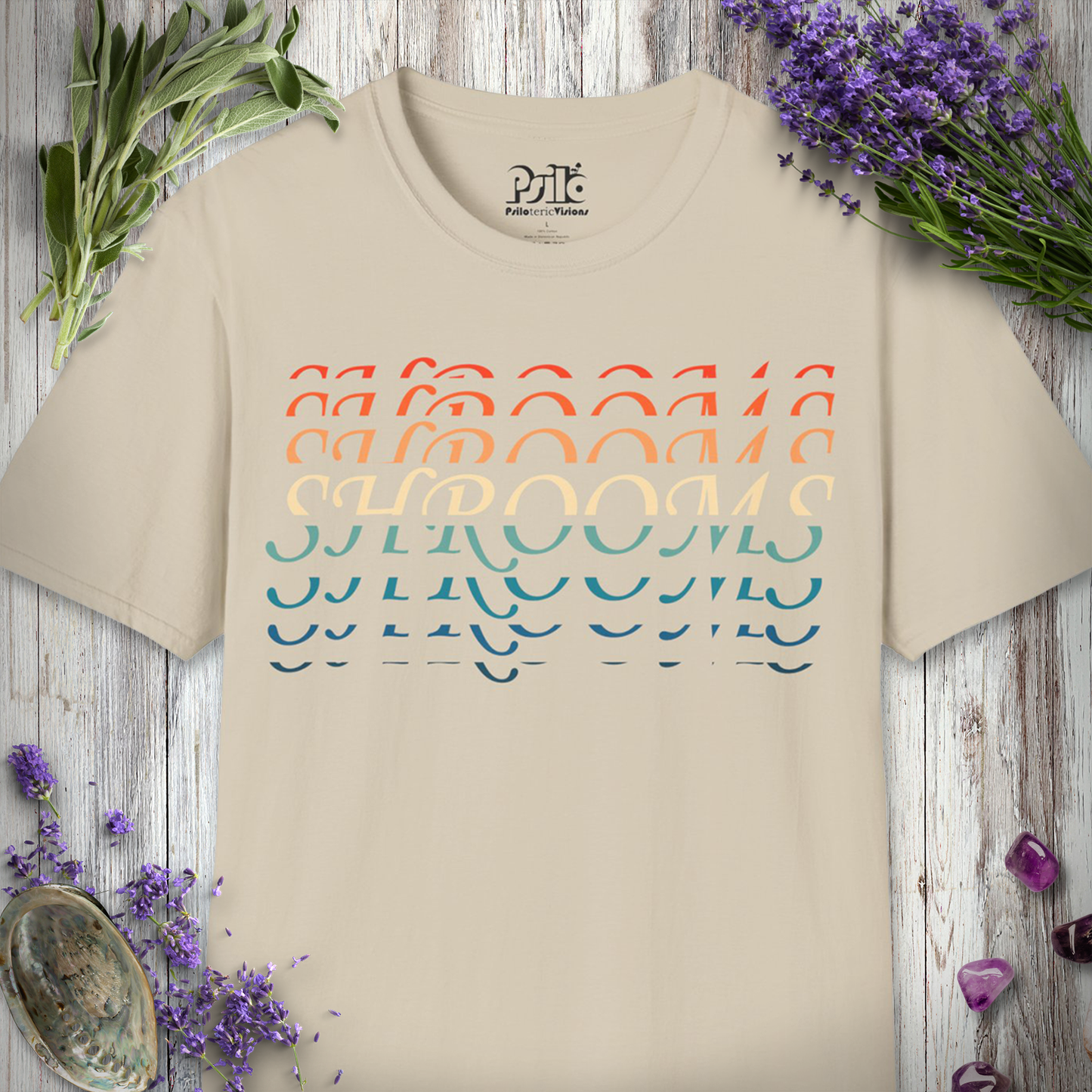 Shrooms Text Effect T-SHIRT