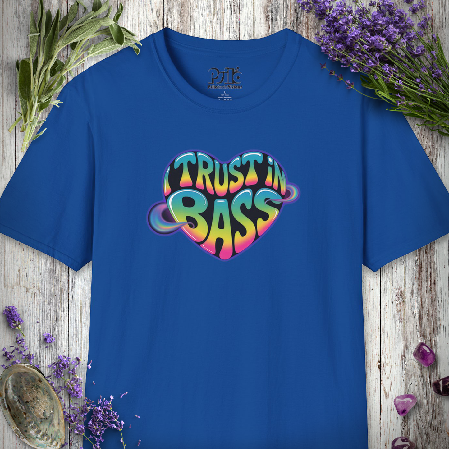 "I Trust In Bass Heart" T-SHIRT