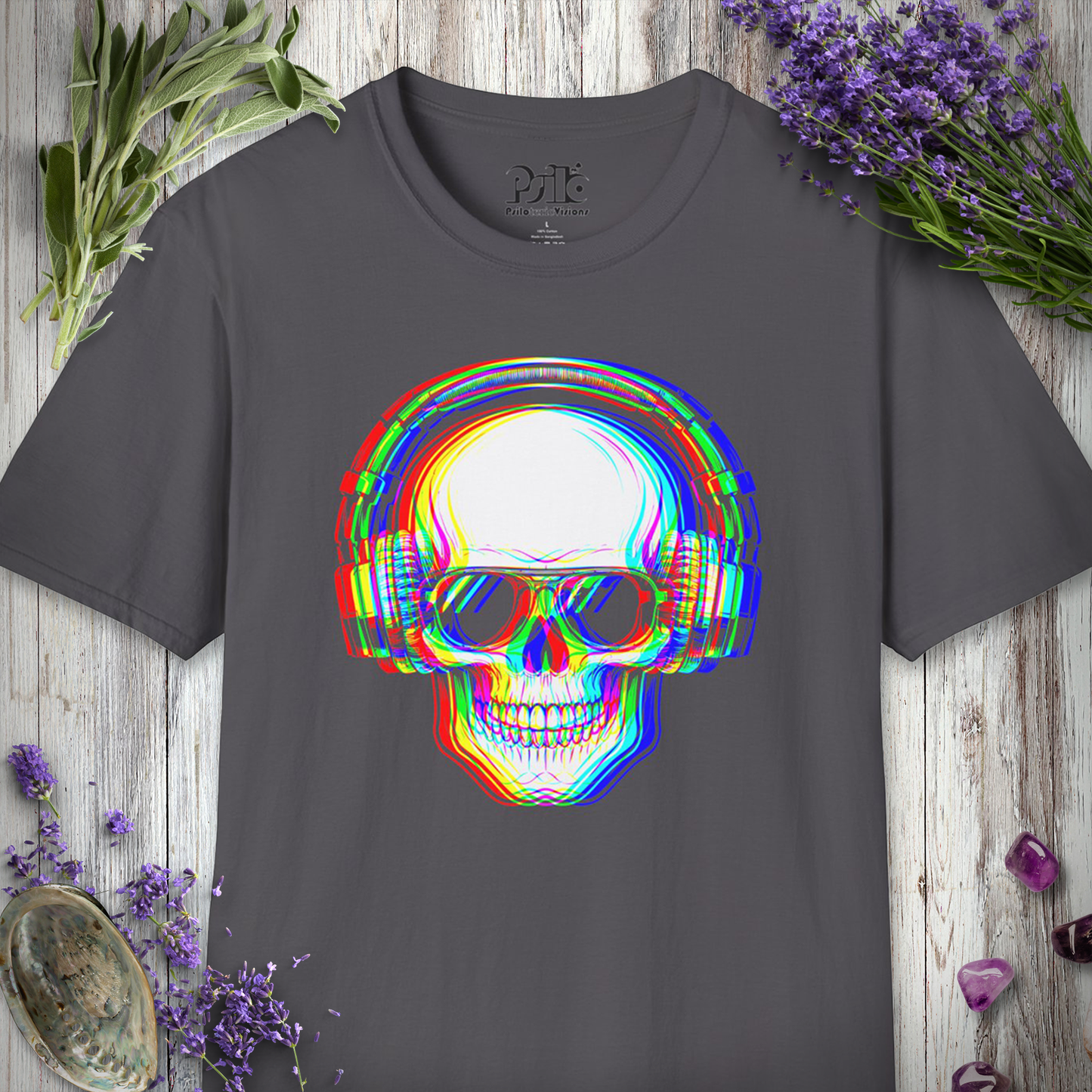 "Skull & Headphones Society" T-SHIRT
