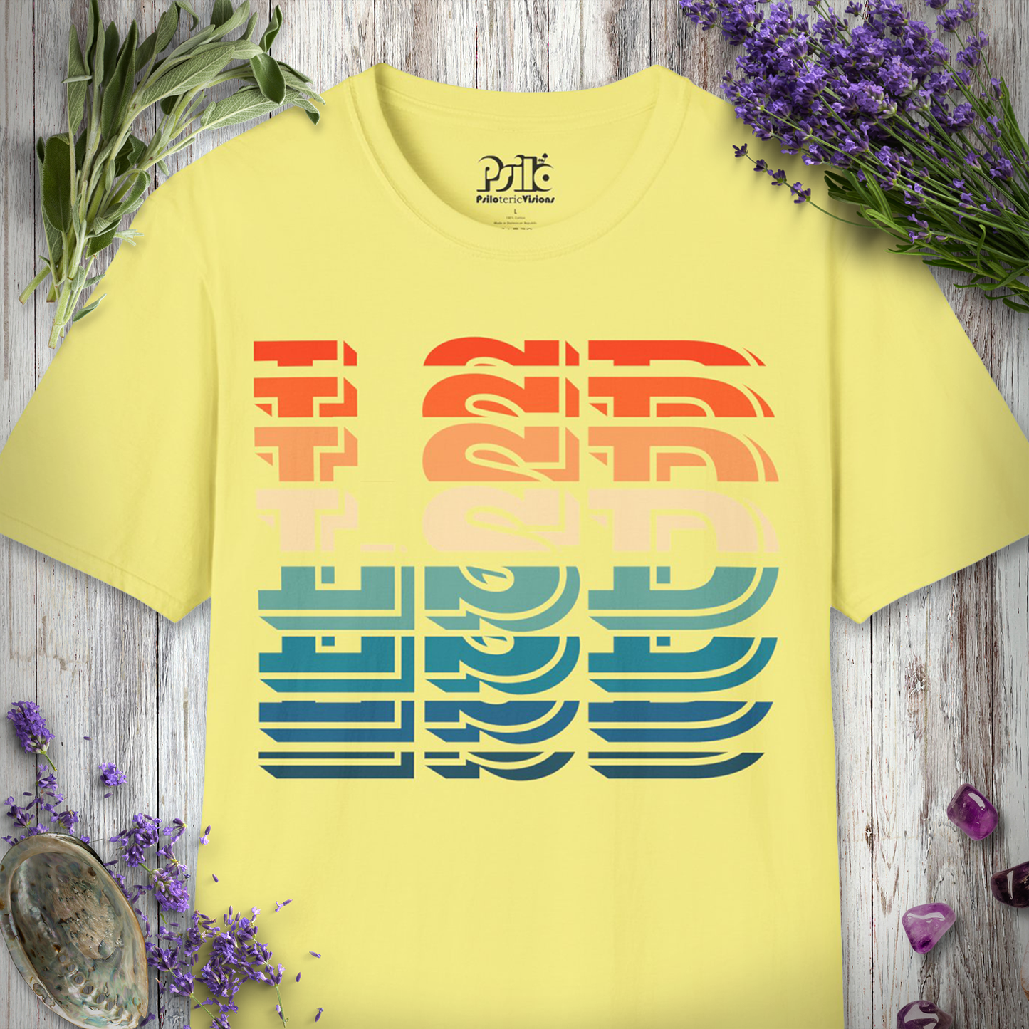 LSD Text Effect T-Shirt