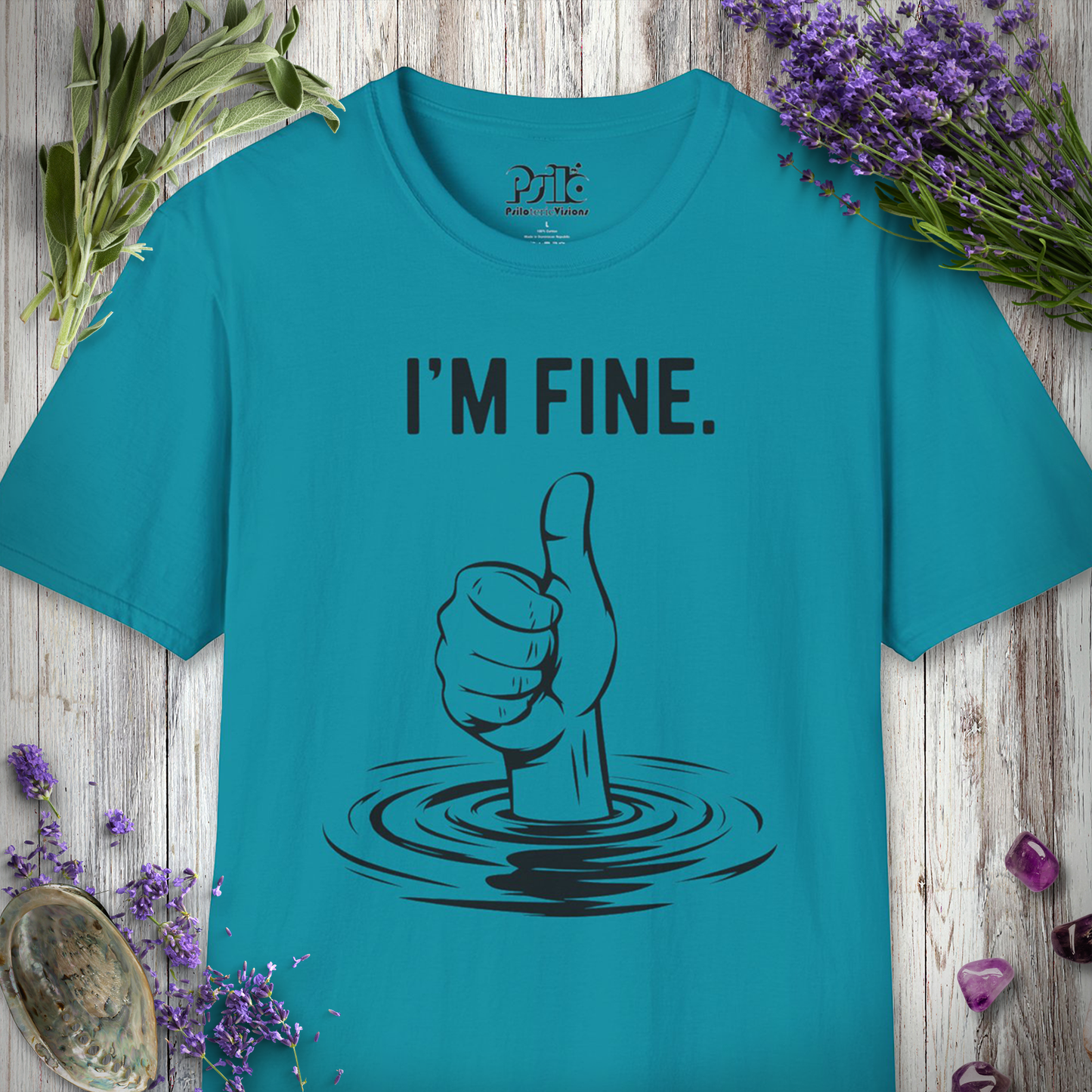 I'm Fine Thumbs UP T-SHIRT