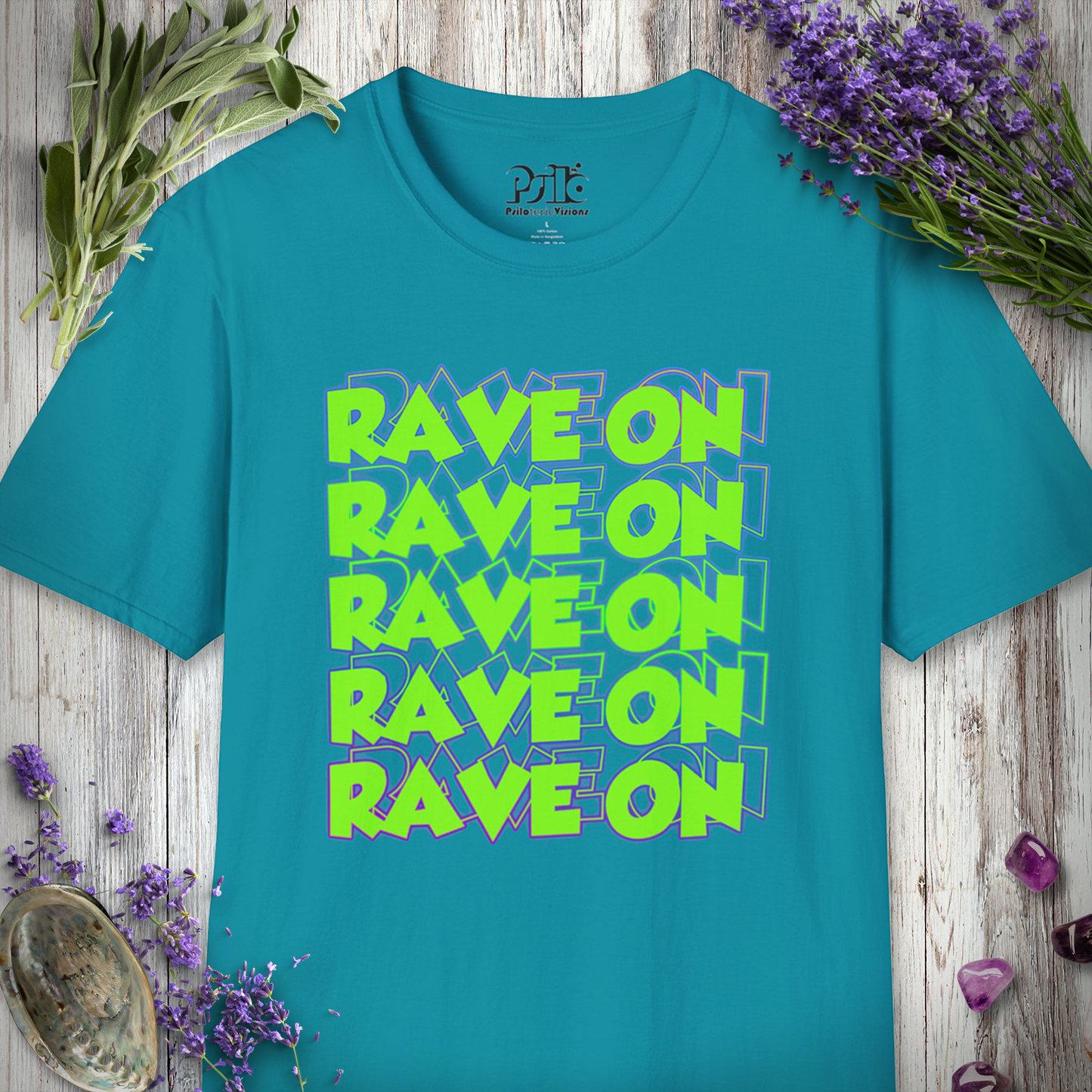 "Rave On Green V2" T-SHIRT