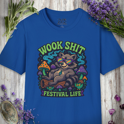"Wook Life Raccoon" T-SHIRT