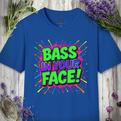 "Bass In Your Face (Paint)" T-SHIRT