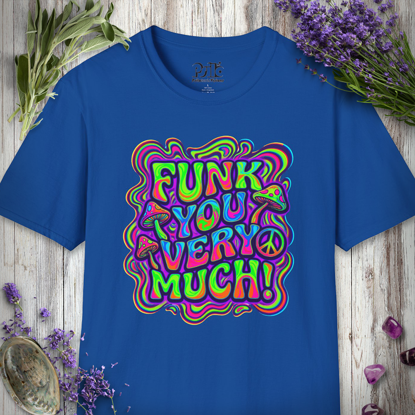 "Funk You Very Much - Neo Mushroom" T-SHIRT