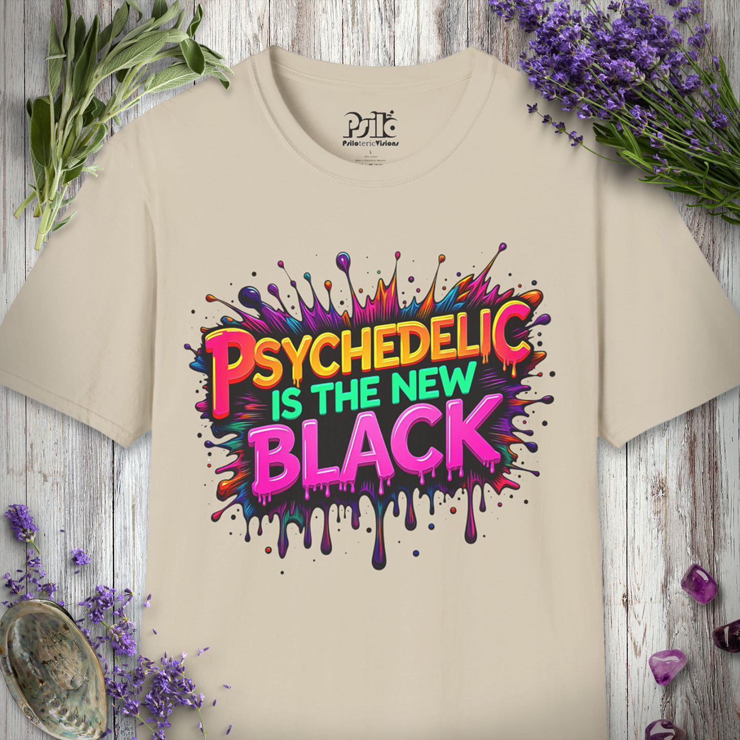 Psychedelic Is The New Black T-SHIRT