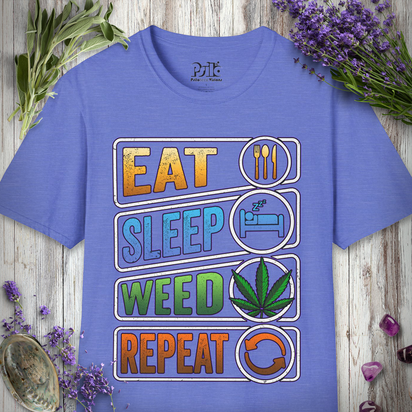 Weed Repeat T-SHIRT