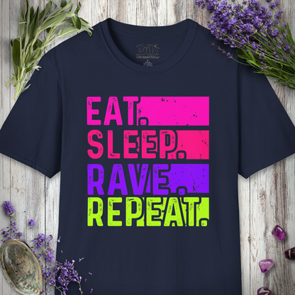 "Eat Sleep Rave Repeat Grunge" T-SHIRT