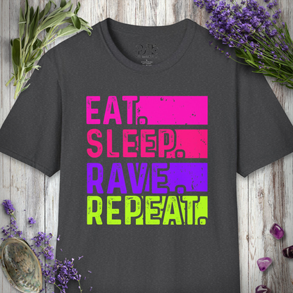 "Eat Sleep Rave Repeat Grunge" T-SHIRT