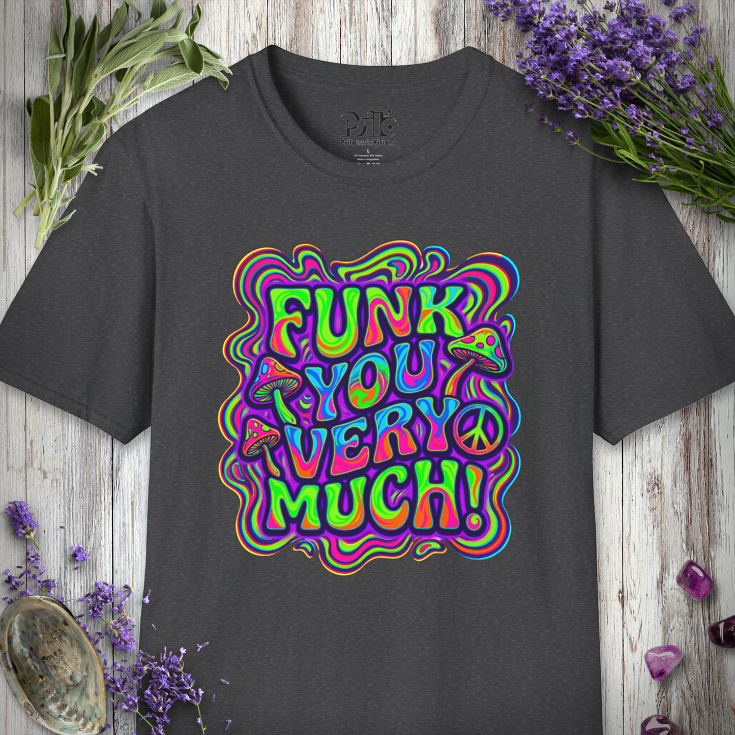 "Funk You Very Much - Neo Mushroom" T-SHIRT