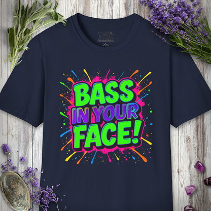 "Bass In Your Face (Paint)" T-SHIRT