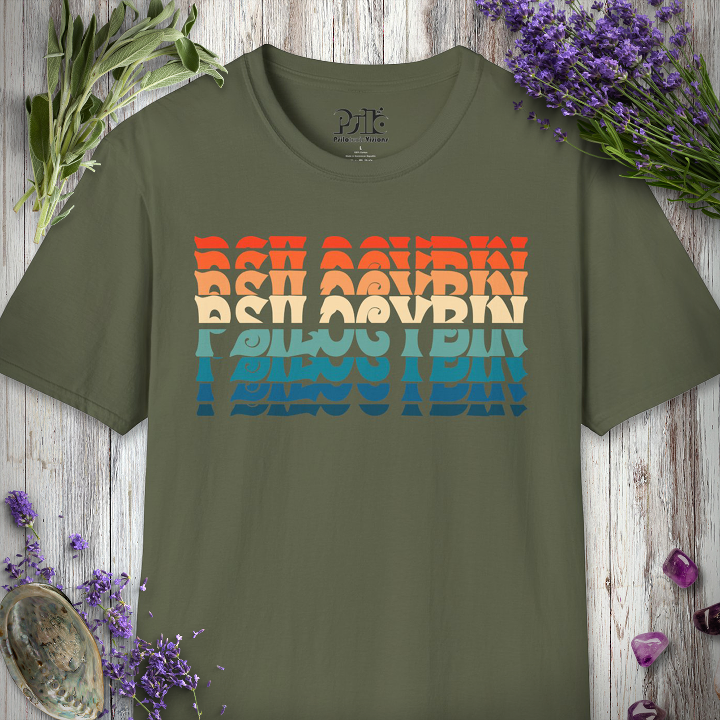 Psilocybin Text Effect T-SHIRT