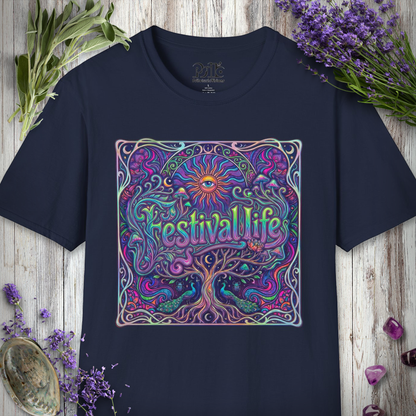 "Festival Life Art Nouveau" T-SHIRT