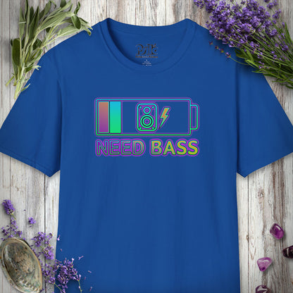 "Battery Low Need Bass" T-SHIRT