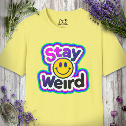 Stay Weird Smiley T-SHIRT
