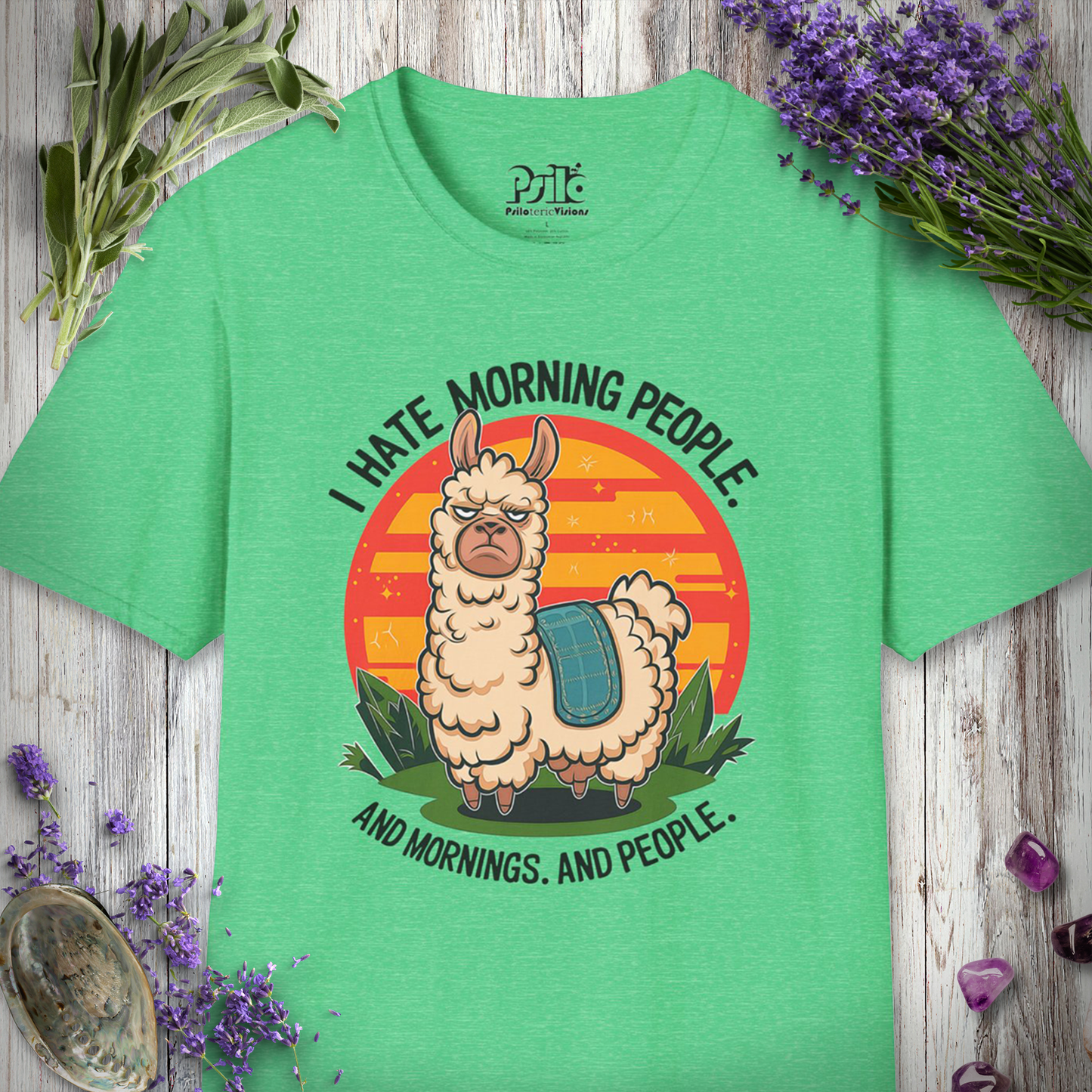 Morning Llama T-SHIRT