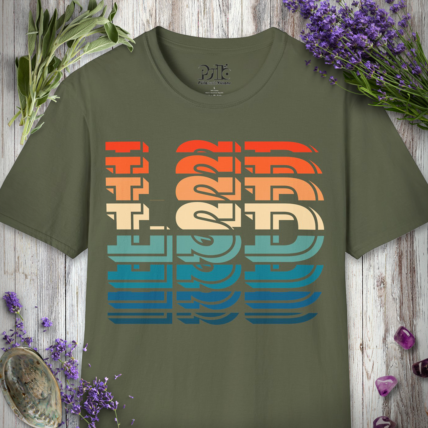 LSD Text Effect T-Shirt