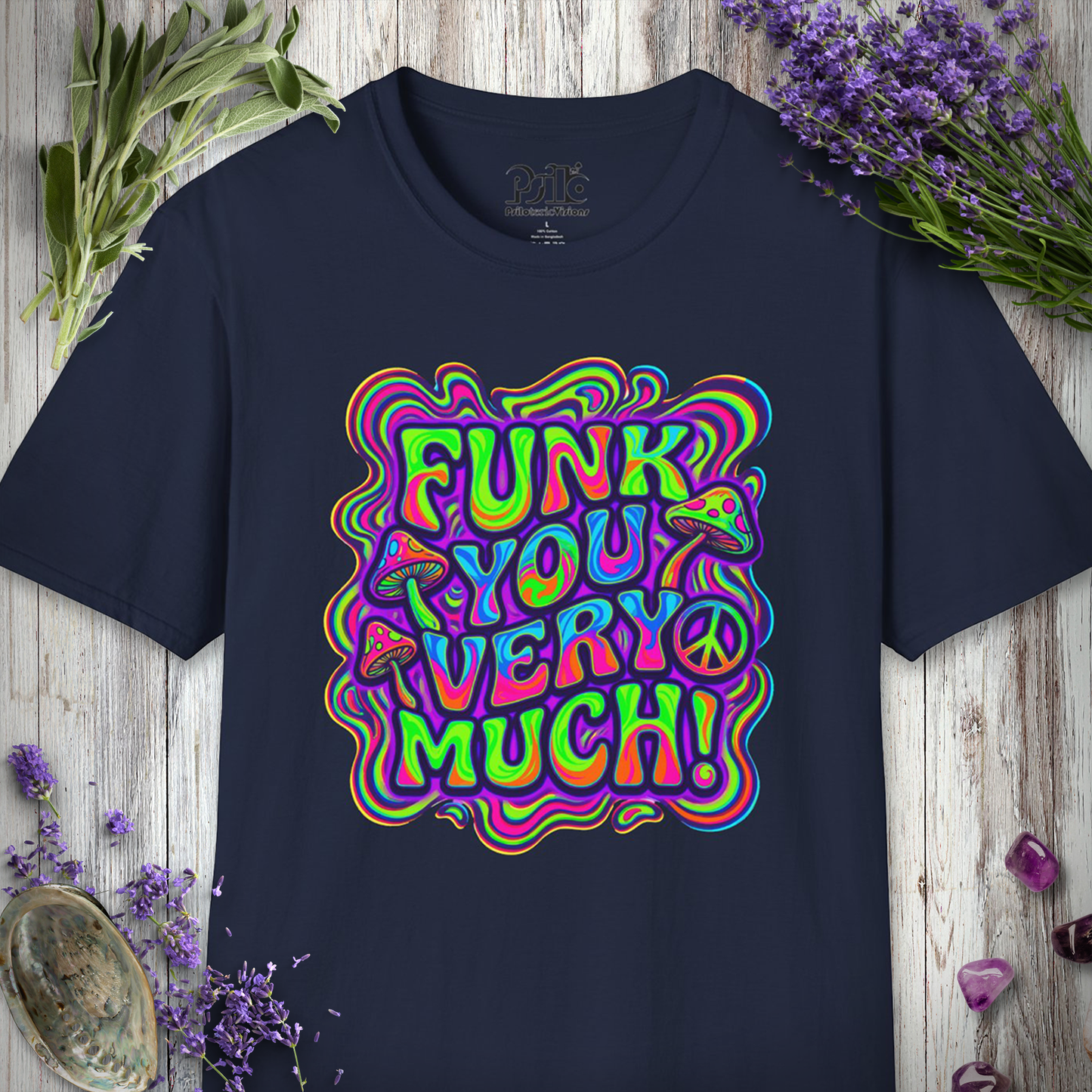 "Funk You Very Much - Neo Mushroom" T-SHIRT
