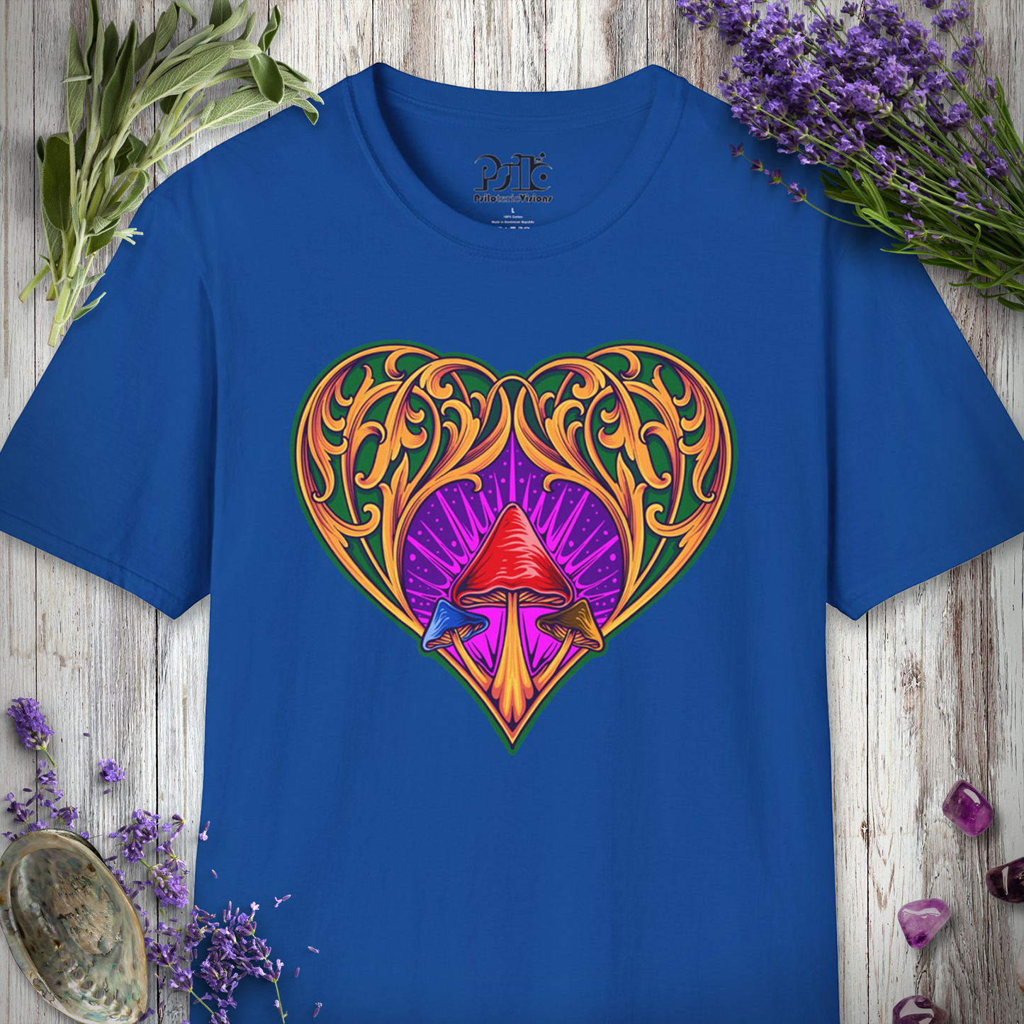 Mushroom Heart Ornament T-SHIRT