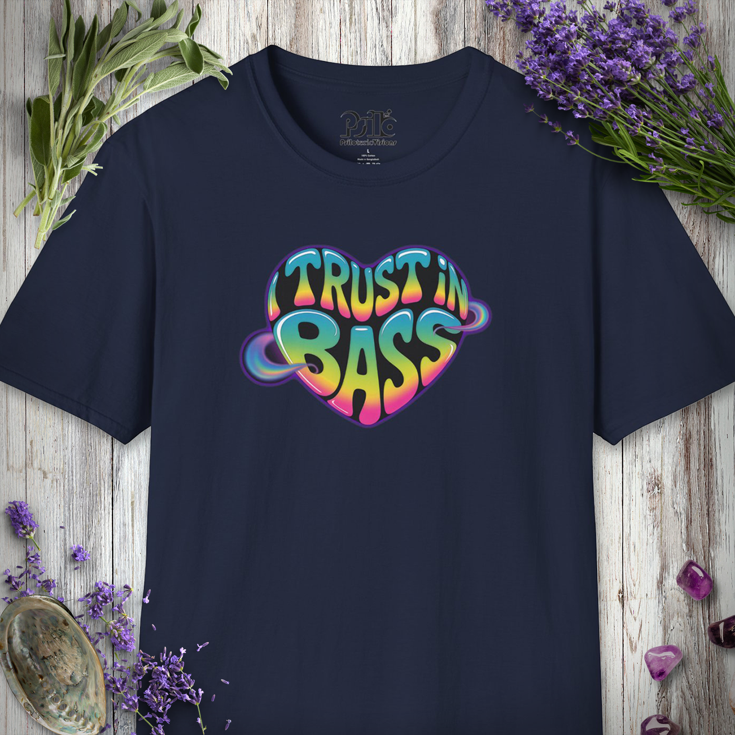 "I Trust In Bass Heart" T-SHIRT