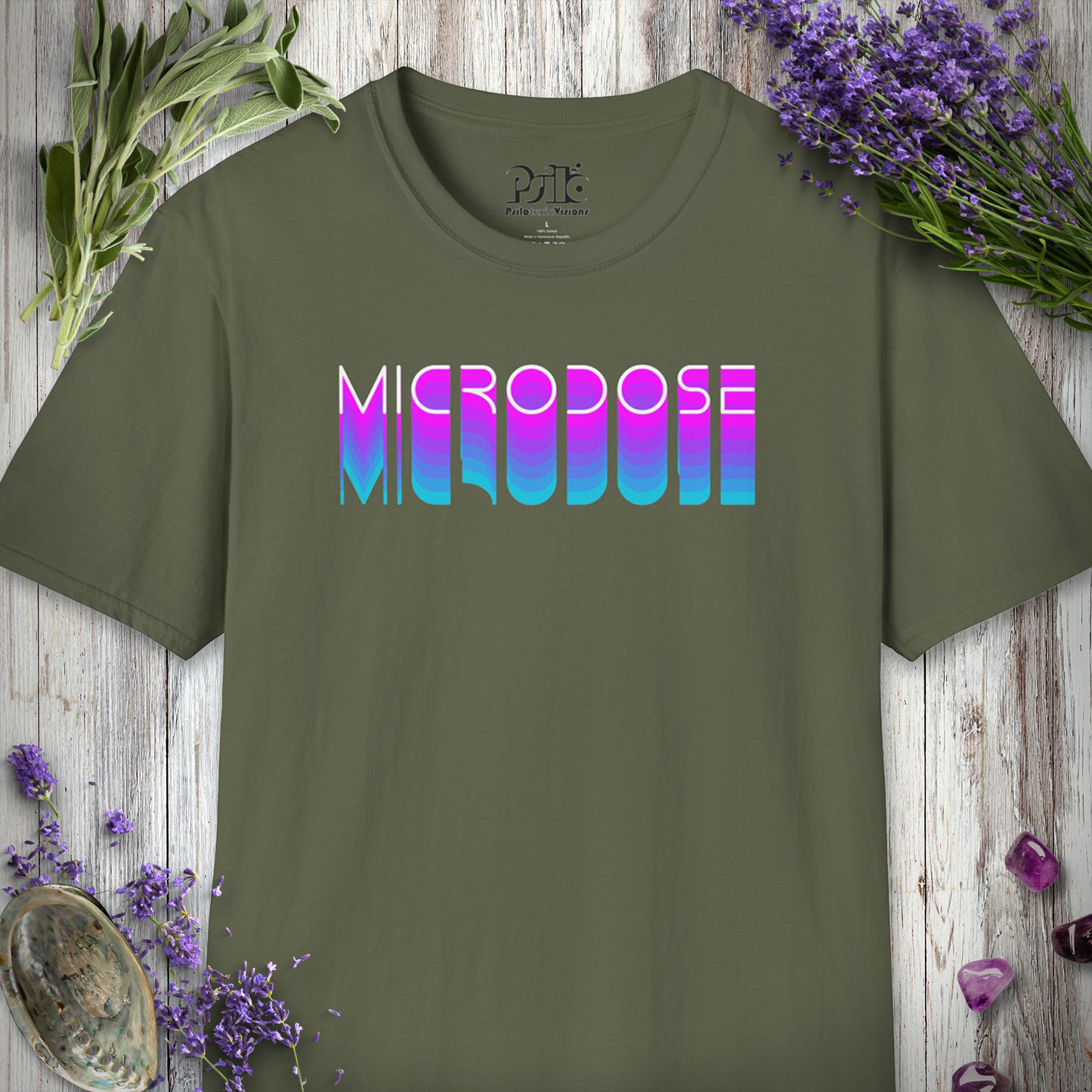 Microdose Text Effect T-SHIRT *