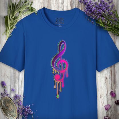 "Melting Treble Clef" T-SHIRT