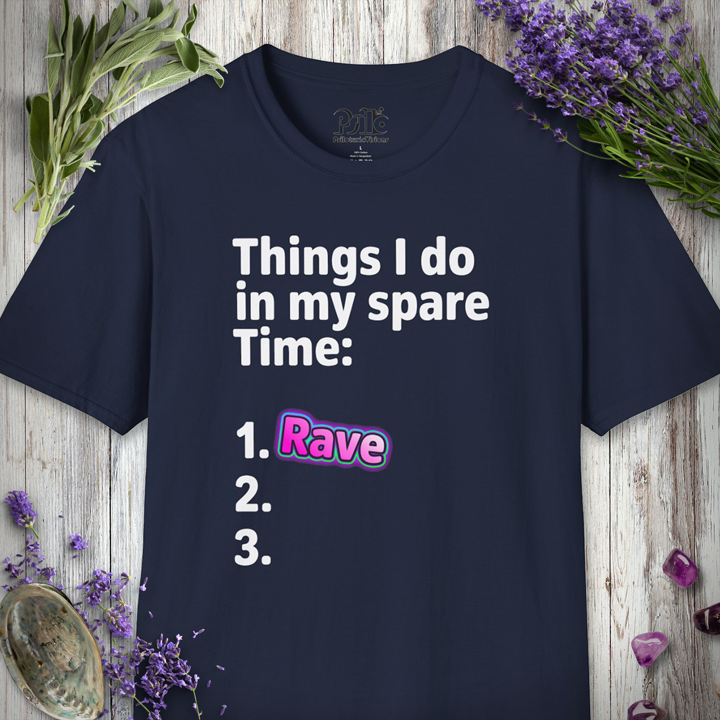 "Spare Time - Rave" T-SHIRT