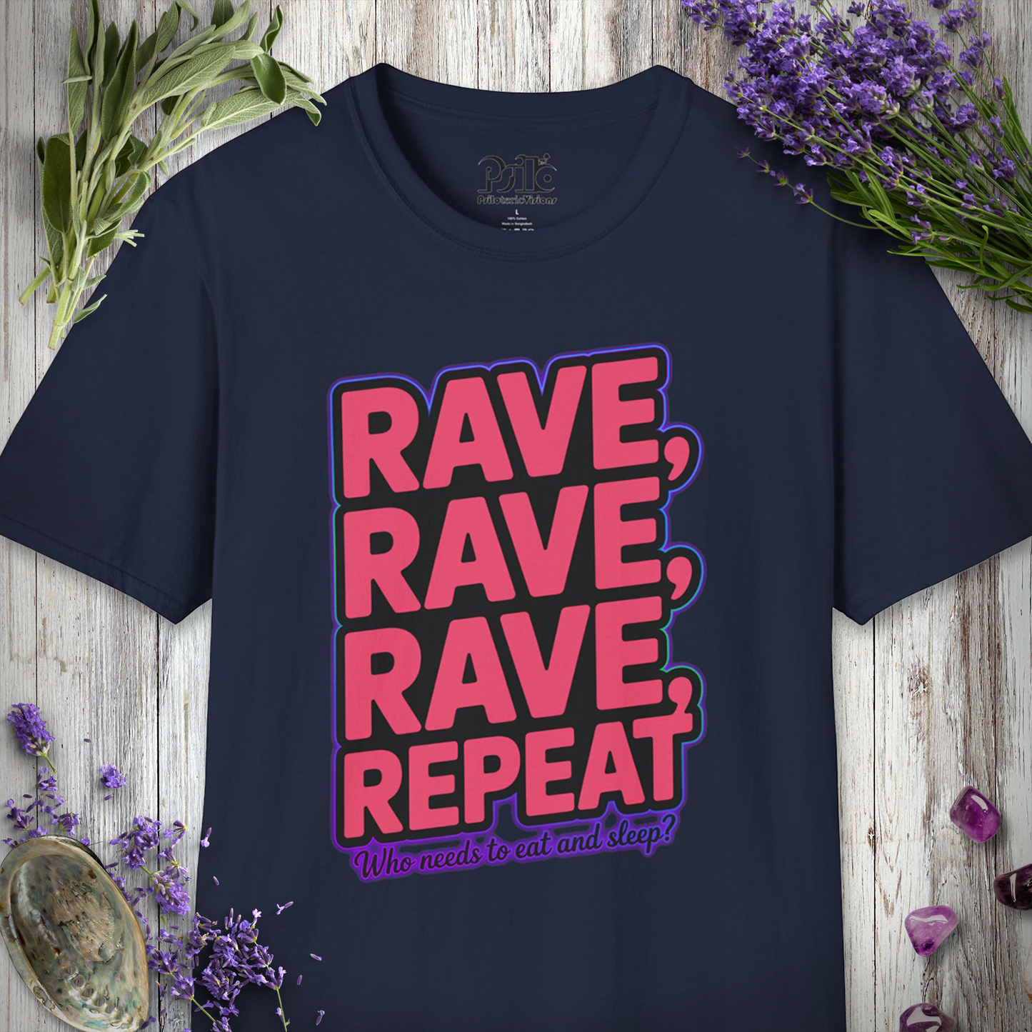 "Rave Rave Rave Repeat" T-SHIRT