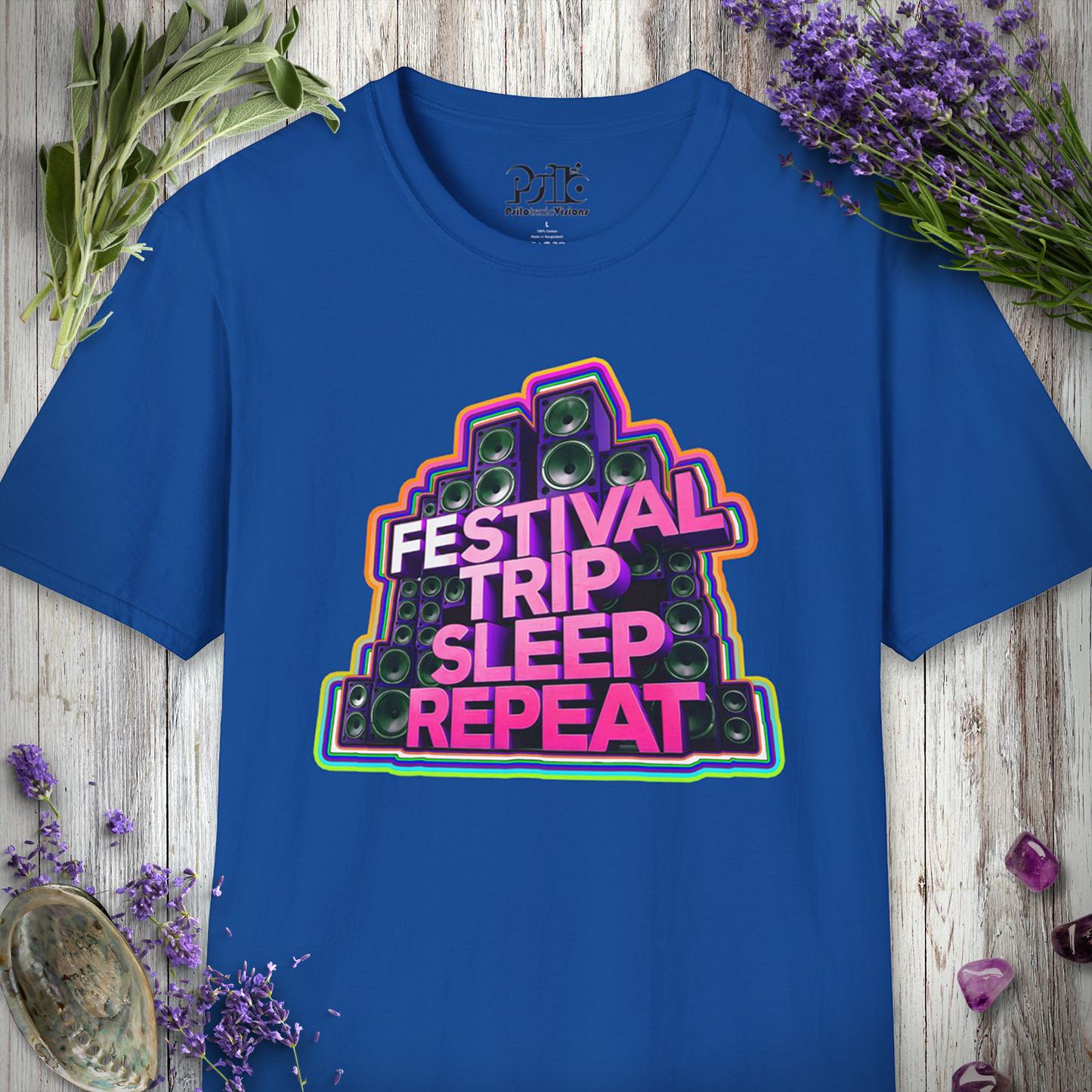 "Festival Trip Sleep Repeat" T-SHIRT