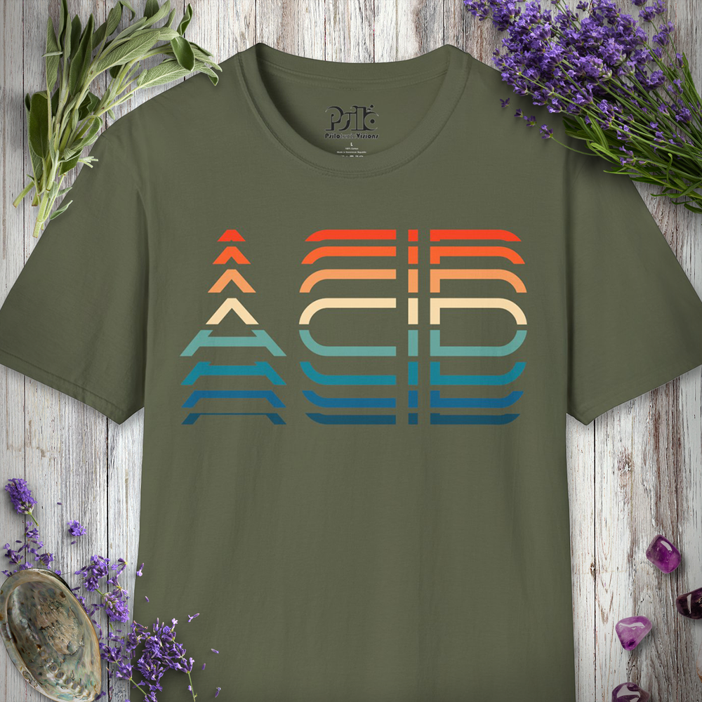 Acid Text Effect T-Shirt