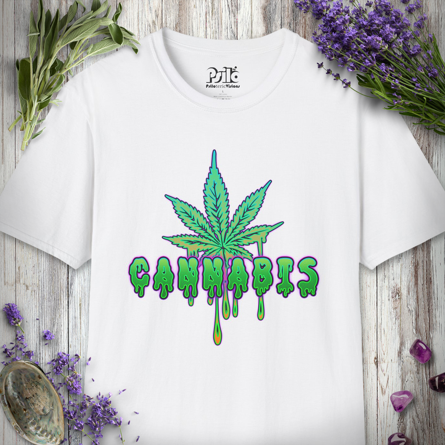 Trippy Cannabis T-SHIRT