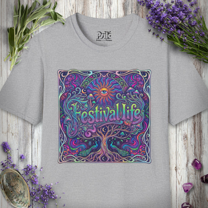 "Festival Life Art Nouveau" T-SHIRT