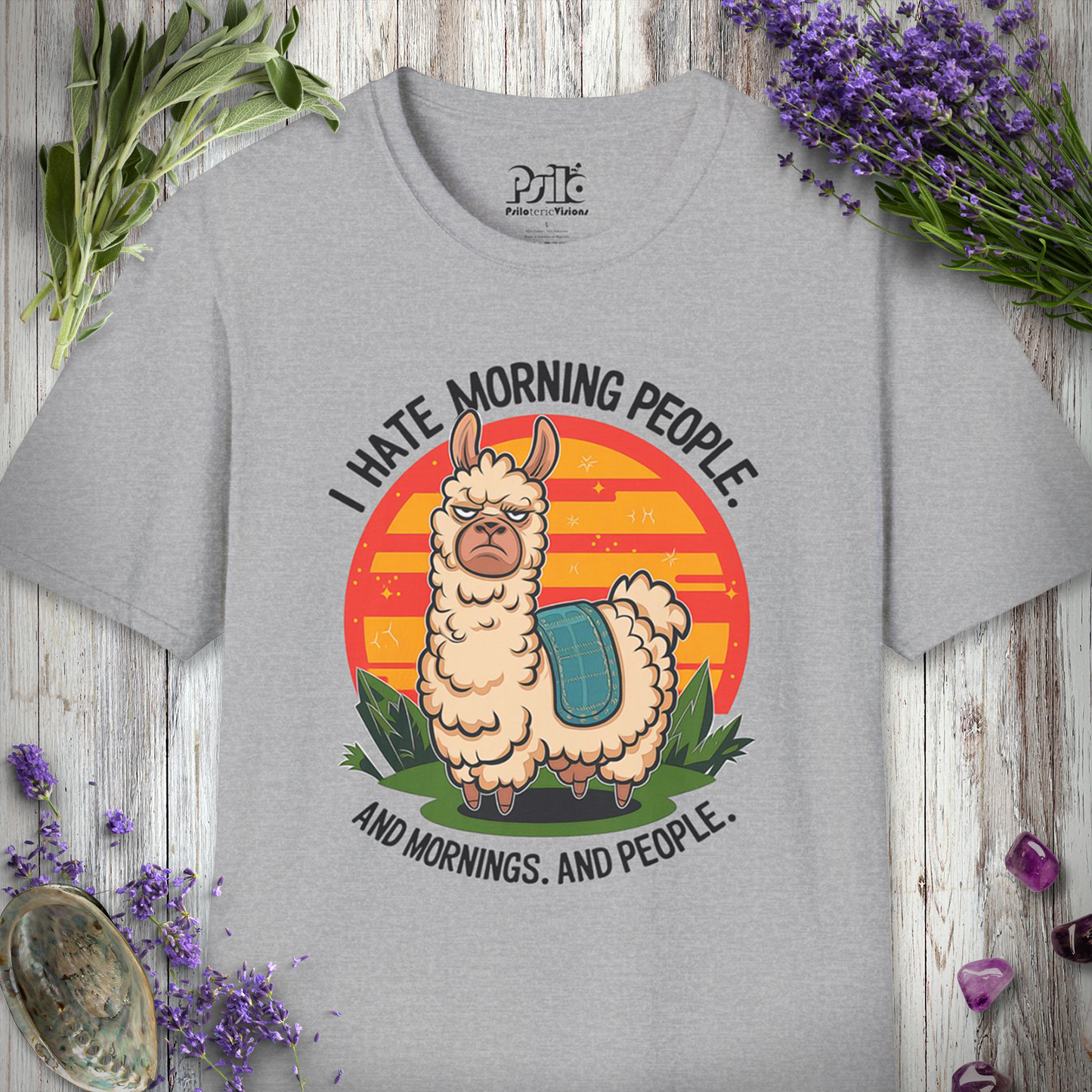 Morning Llama T-SHIRT