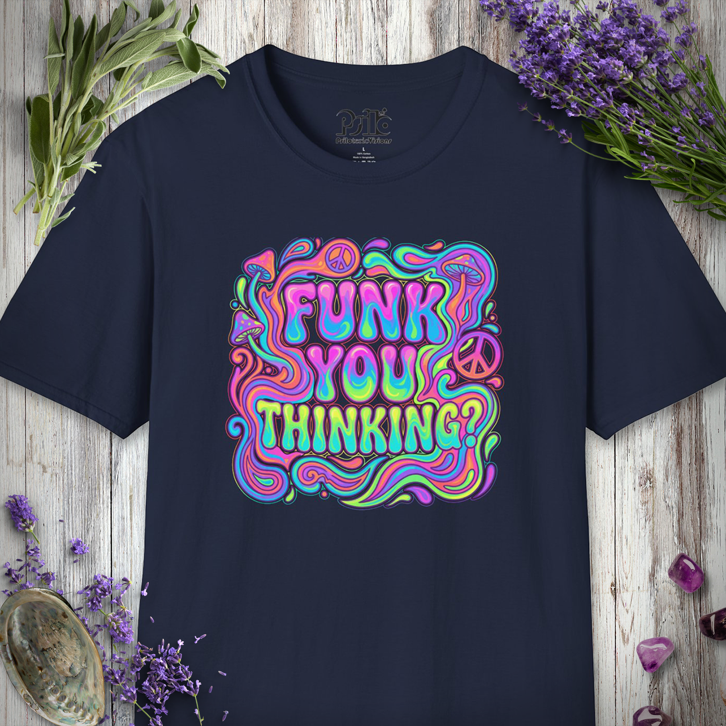 "Funk You Thinking (Pastel Neon)" T-SHIRT