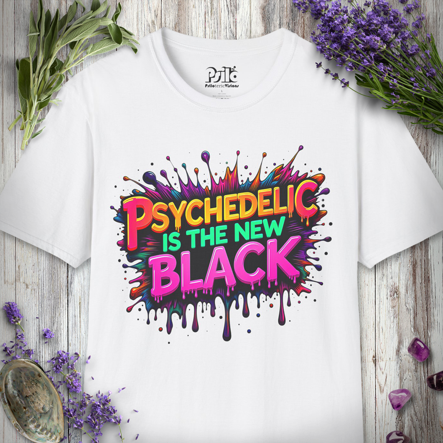 Psychedelic Is The New Black T-SHIRT