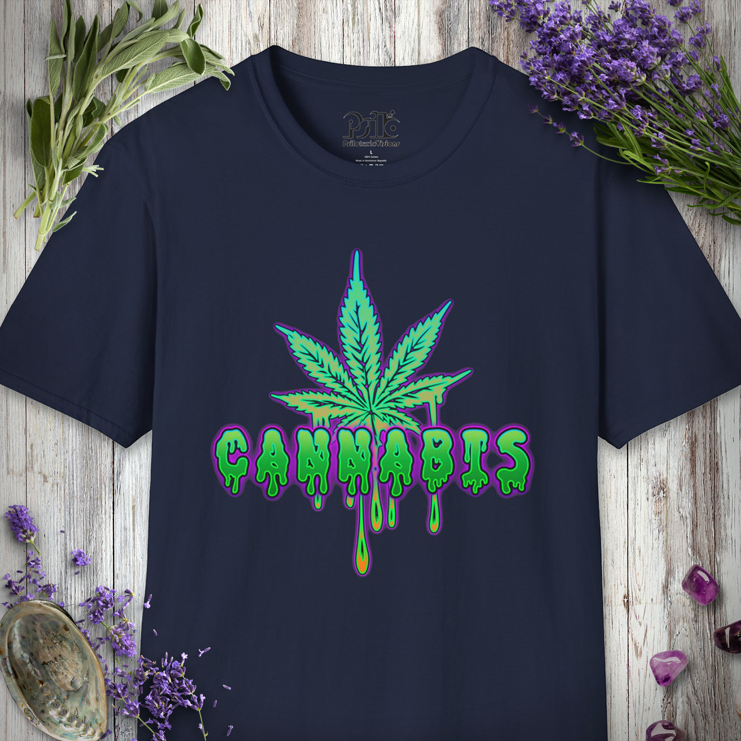 Trippy Cannabis T-SHIRT