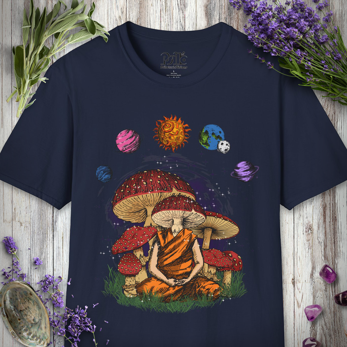 Buddhist Mushroom Head T-SHIRT