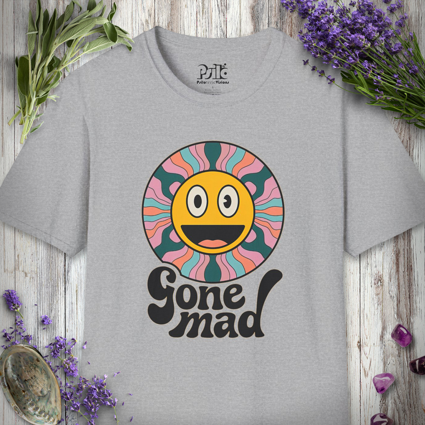 Gone Mad Smiley T-SHIRT