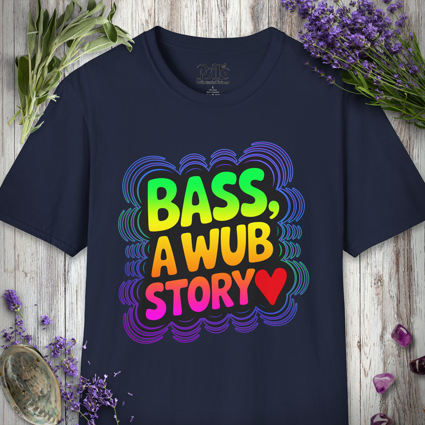 "A Wub Story (Typography)" T-SHIRT
