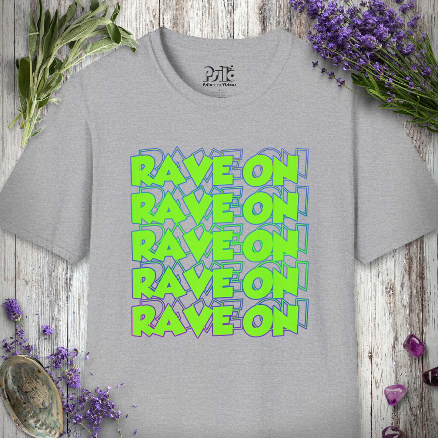 "Rave On Green V2" T-SHIRT