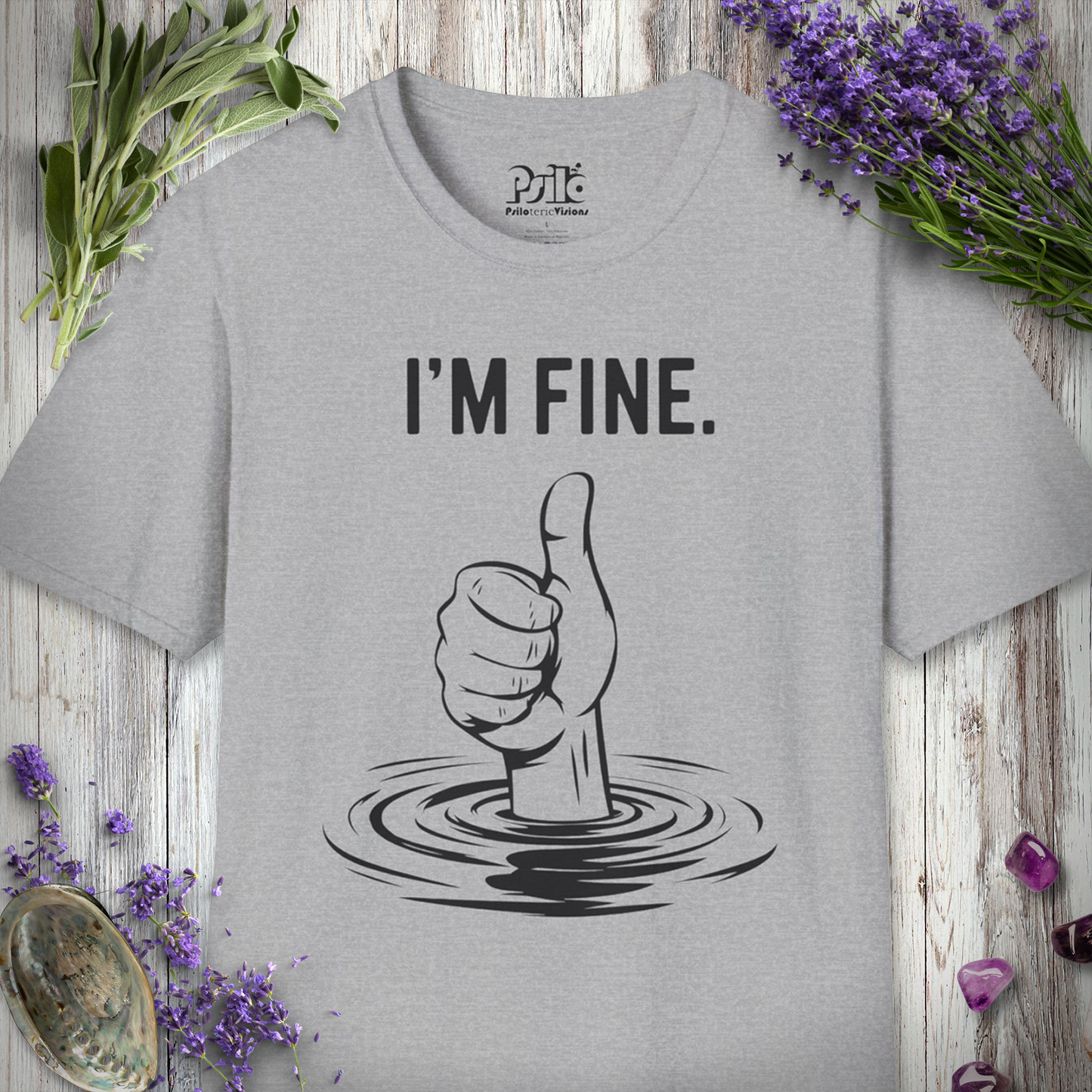 I'm Fine Thumbs UP T-SHIRT