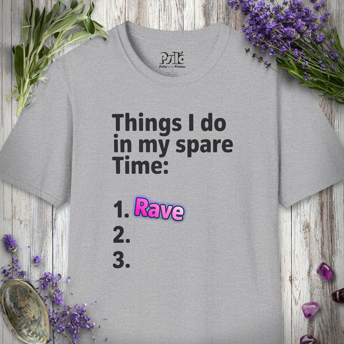 "Spare Time - Rave" T-SHIRT