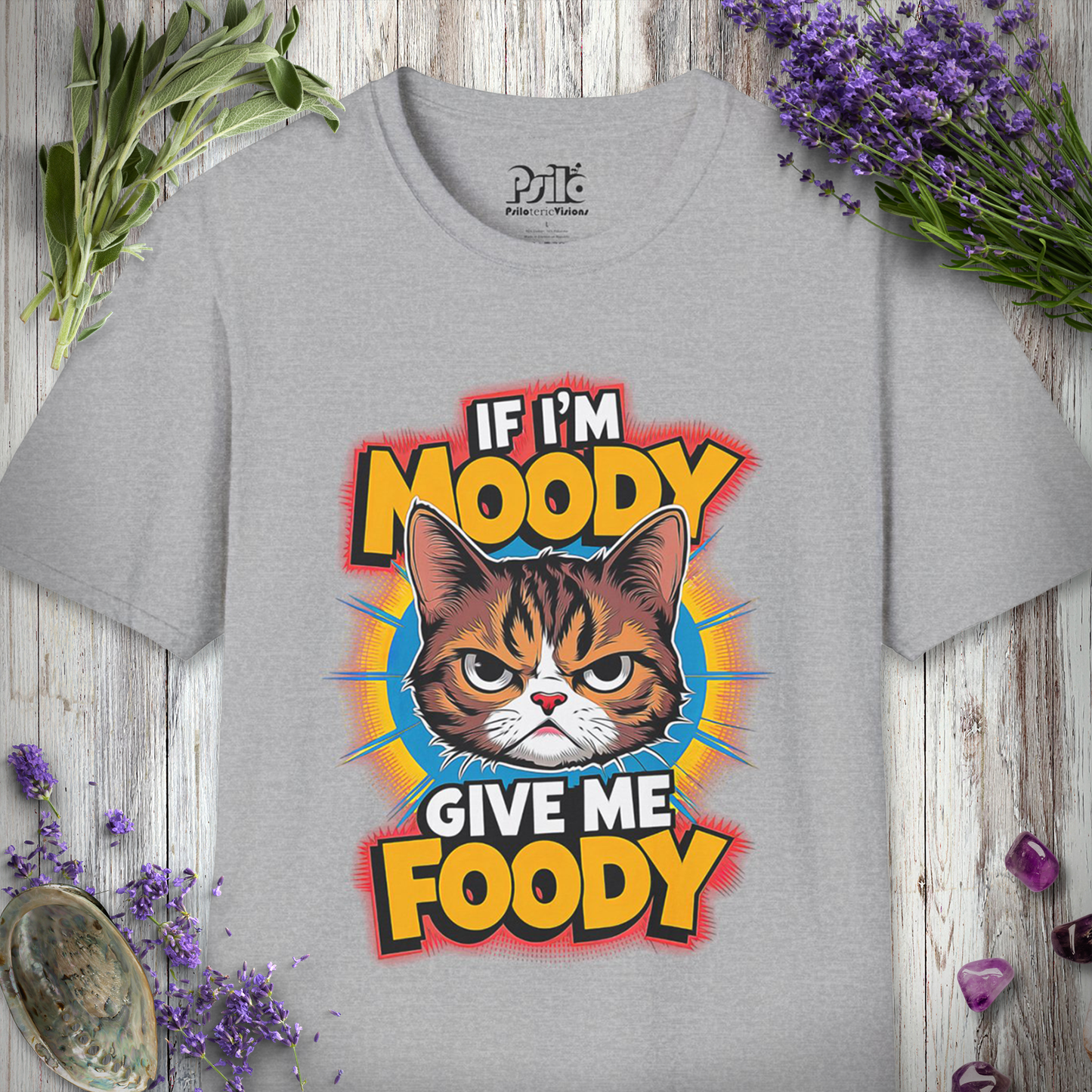 If I'm Moody Give Me Foody T-SHIRT