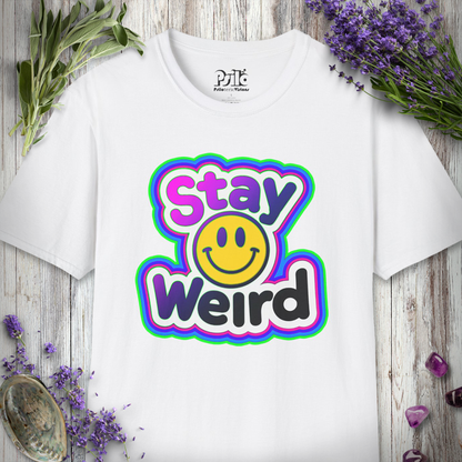 Stay Weird Smiley T-SHIRT