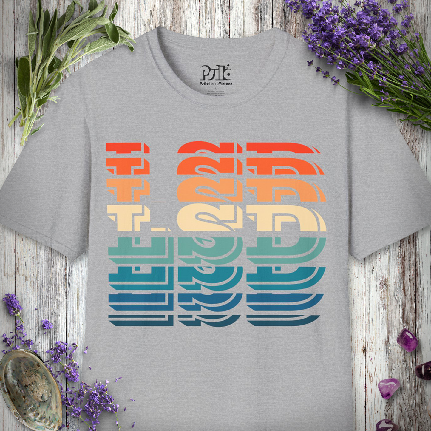 LSD Text Effect T-Shirt