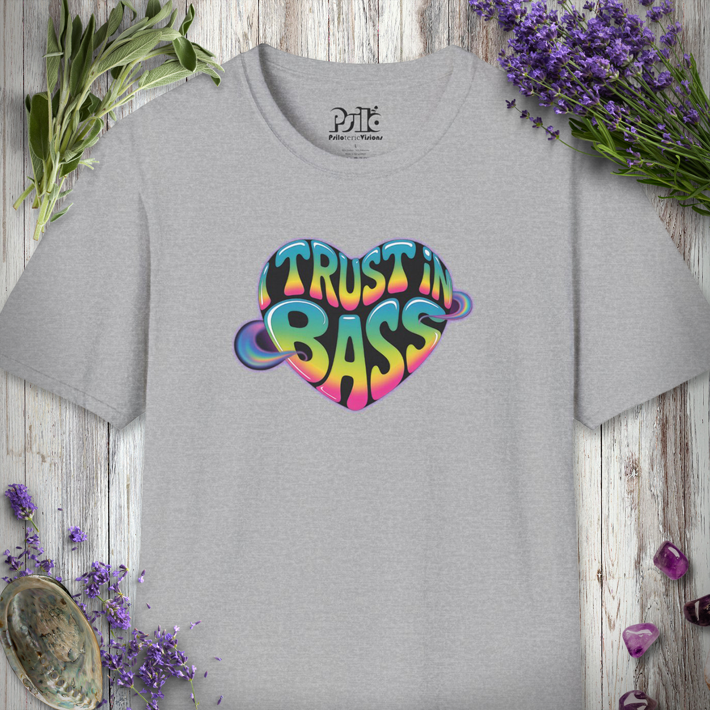 "I Trust In Bass Heart" T-SHIRT
