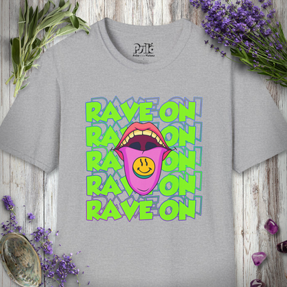 "Rave On Tongue" T-SHIRT