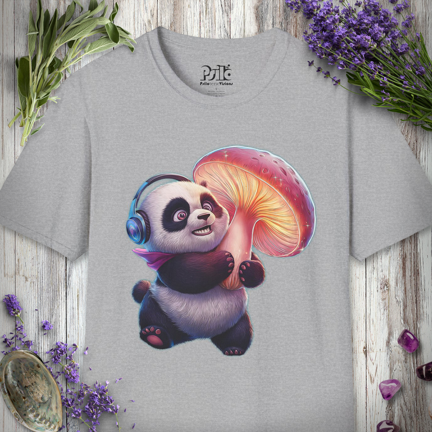 Panda Mushroom T-SHIRT