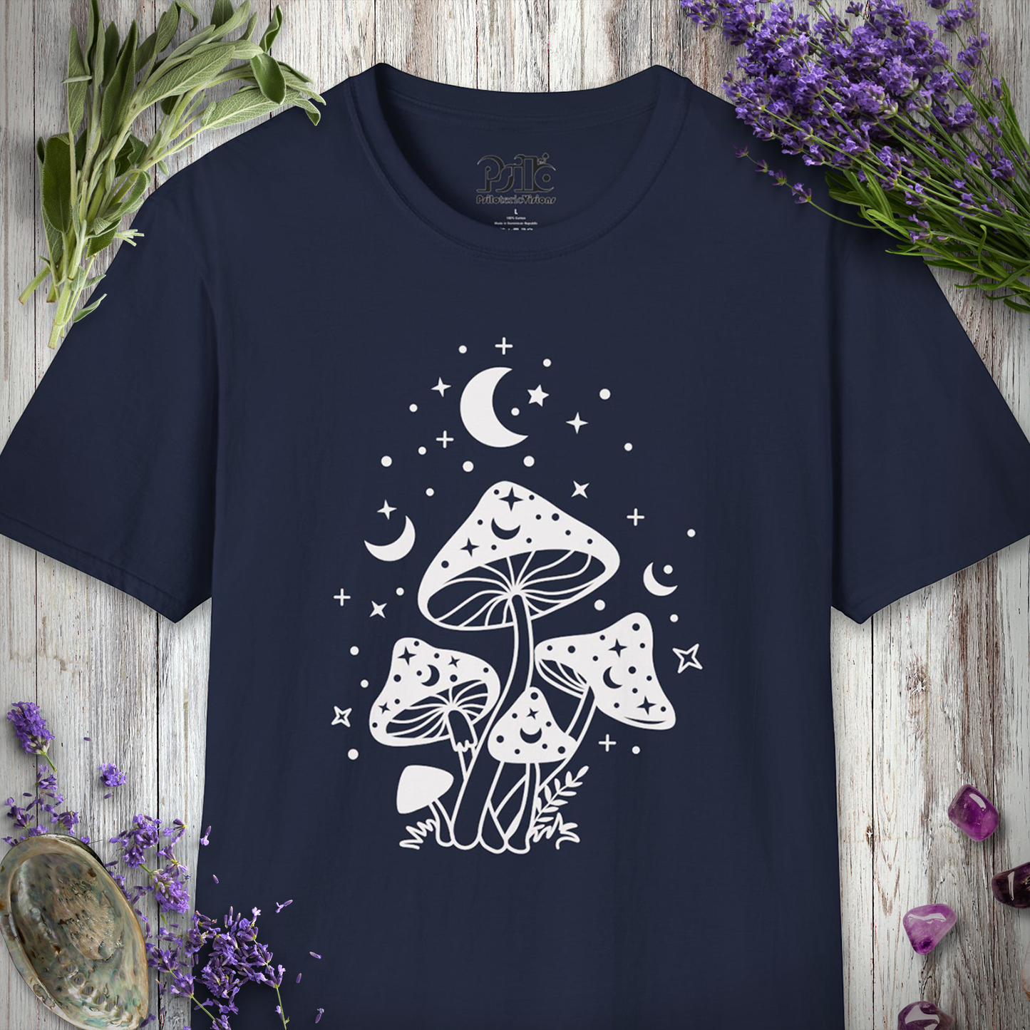 Moonlit Mushrooms T-SHIRT