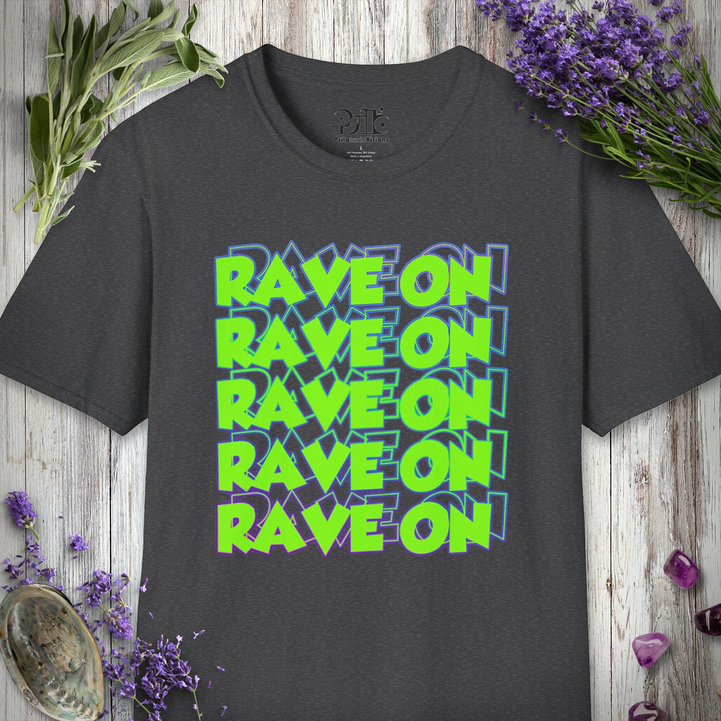 "Rave On Green V2" T-SHIRT